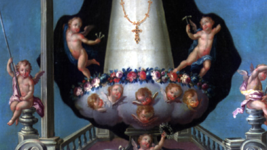 RGB color accurate reconstruction of Virgen de la Soledad, 1782-1789