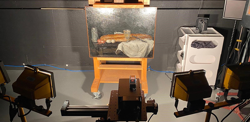 Hyperspectral imaging (HSI) generates spectral fingerprints of reflection and absorption properties of pigments.
