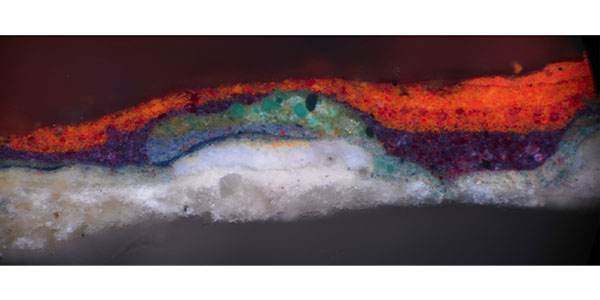 Example of cross section taken from Poèmes Barbares. Source: Kate Smith, Harvard Art Museum