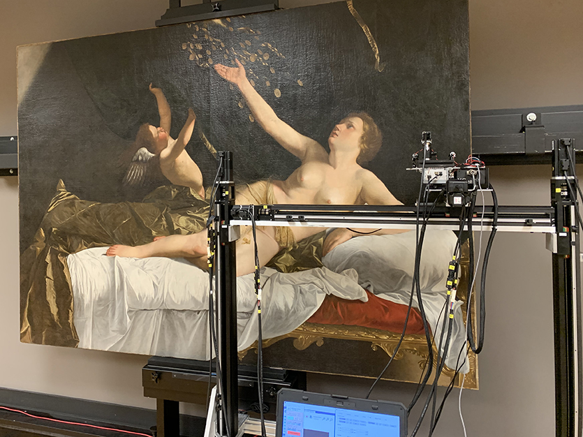 MA-XRF imaging helps researchers understand not only the artist’s palette, but also prior conservation treatments.