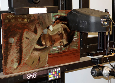 James Tissot’s self-portrait was scanned with hyperspectral imaging (HSI) to learn more about his pigment choices.